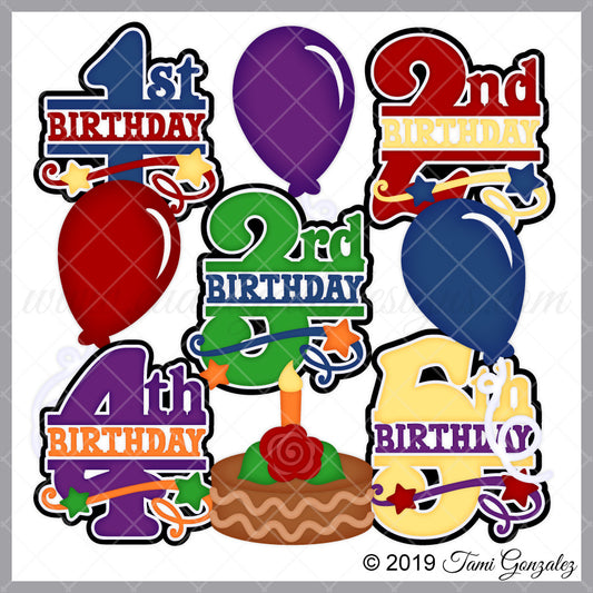 1-5 Birthday Titles