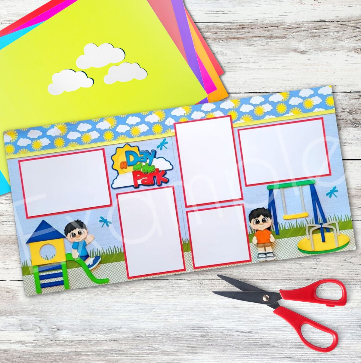 A Day at the Park Title