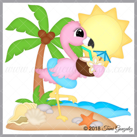Beach Flamingo