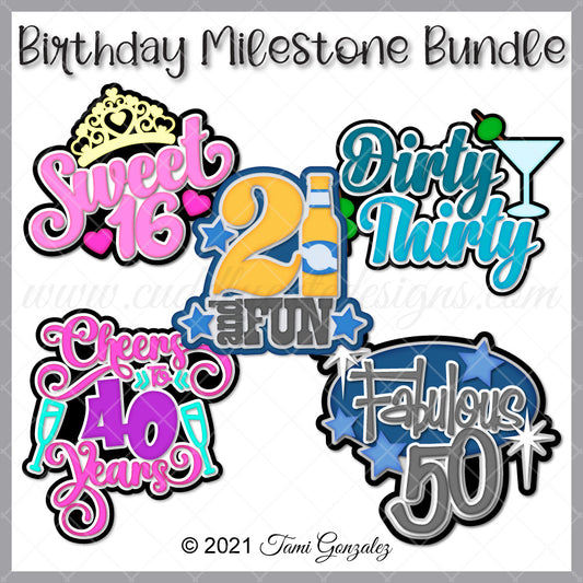 Birthday Milestone Bundle