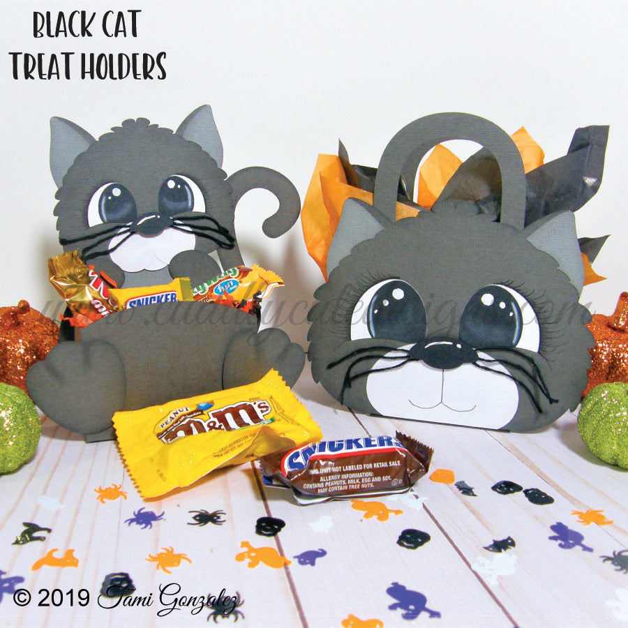 Black Cat Treat Holders