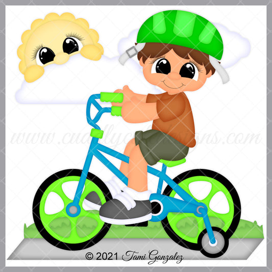 Boy Riding Bike