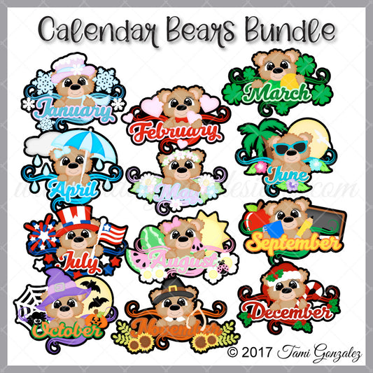 Calendar Bears Bundle