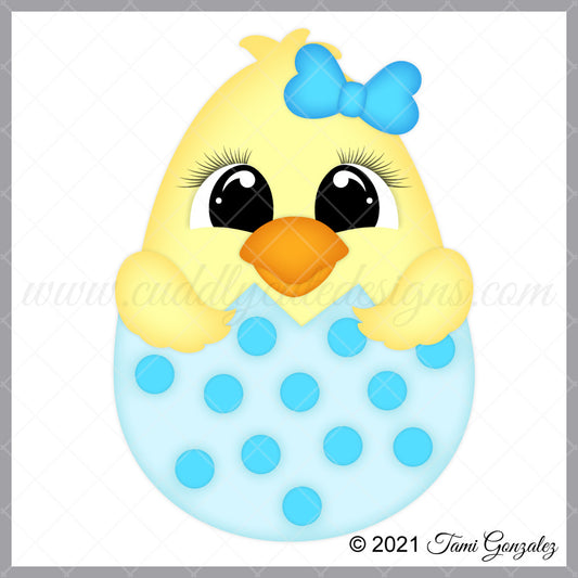 Chick in Eggshell