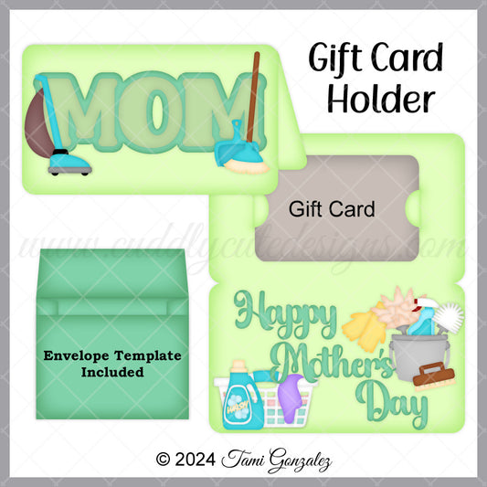 Cleaning Mom Gift Card Holder