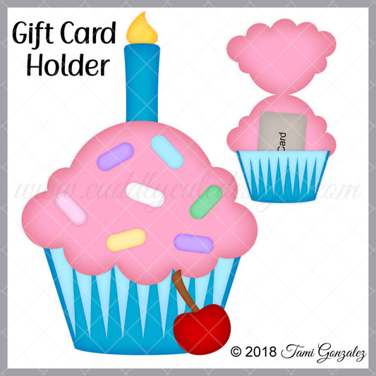 Cupcake Gift Card Holder