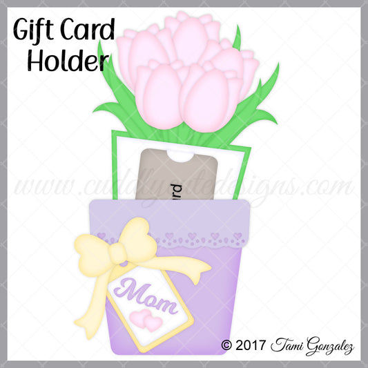 Flower Pot Gift Card Holder