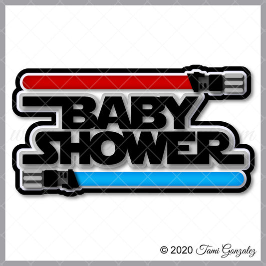 Galactic Baby Shower Title