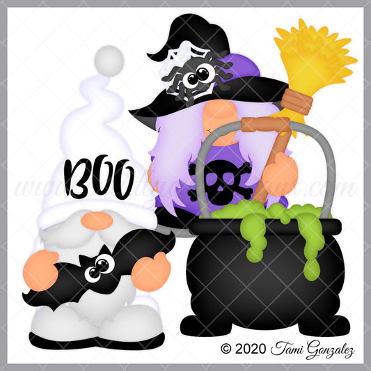 Ghost & Witch Gnomes