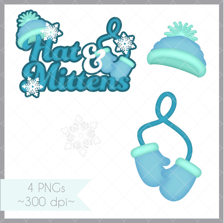 Hat and Mittens Title