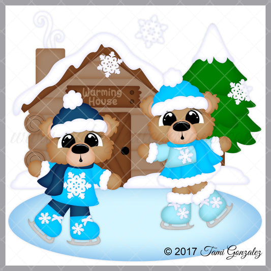 Ice Skating Bears