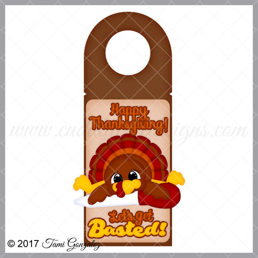 Let's Get Basted Wine Tag