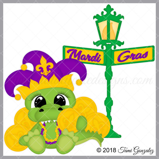 Mardi Gras Alligator