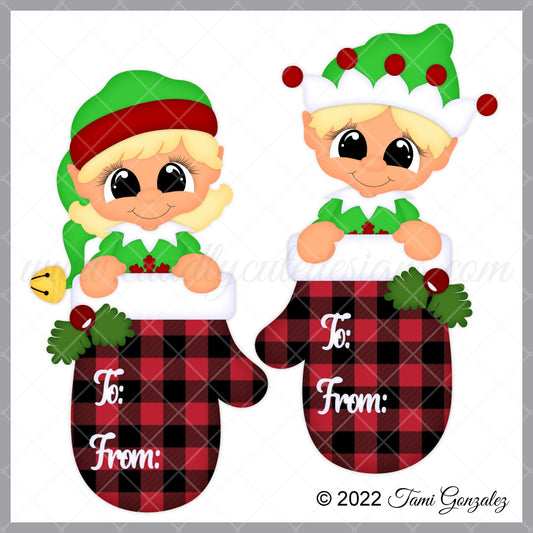 Mitten Tags - Elves
