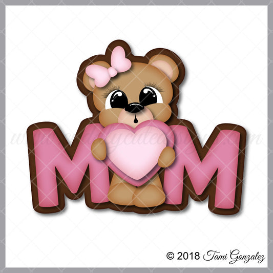 Mom Girl Bear Title