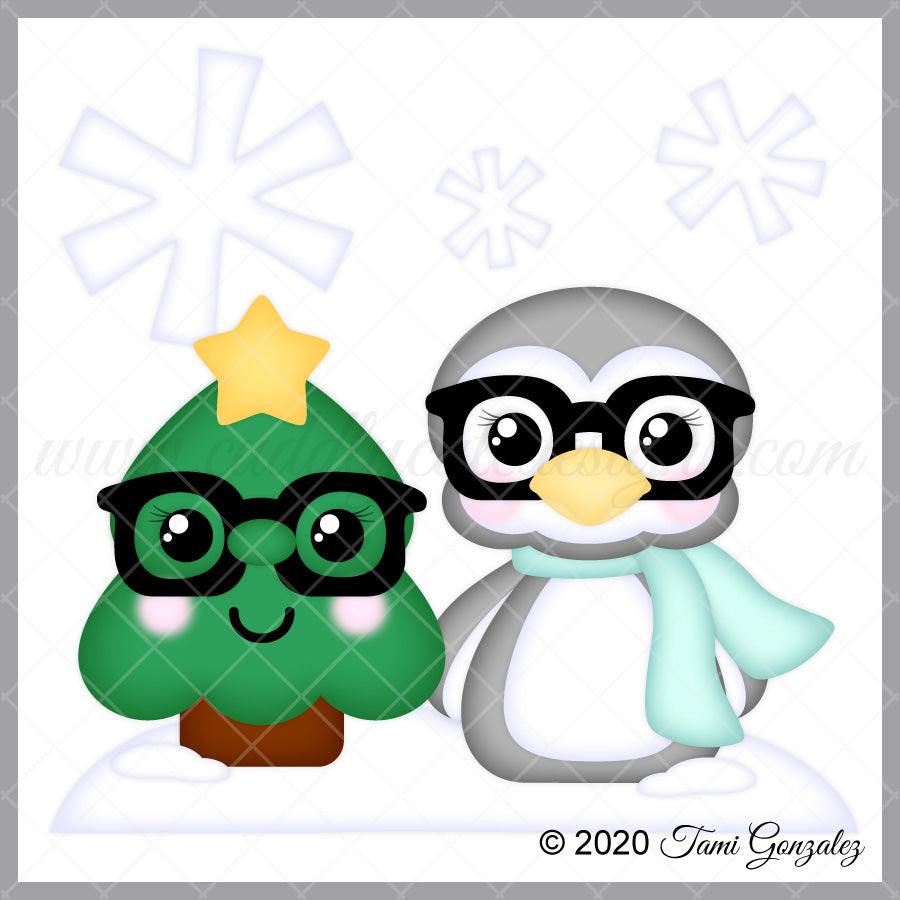 Nerdies Tree & Penguin