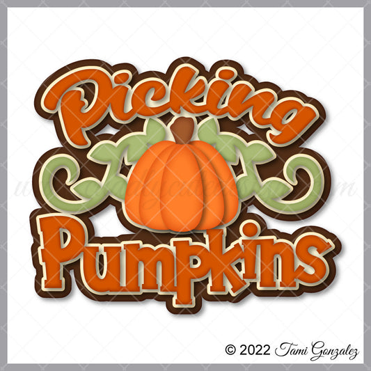 Picking Pumpkins Title