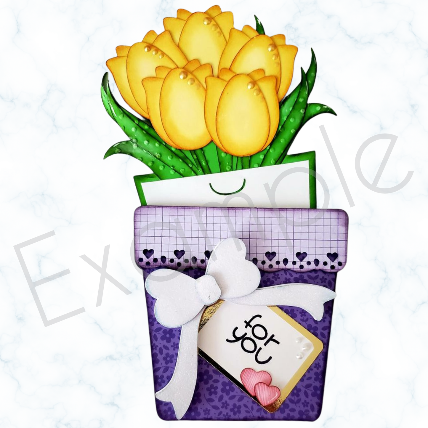 Flower Pot Gift Card Holder