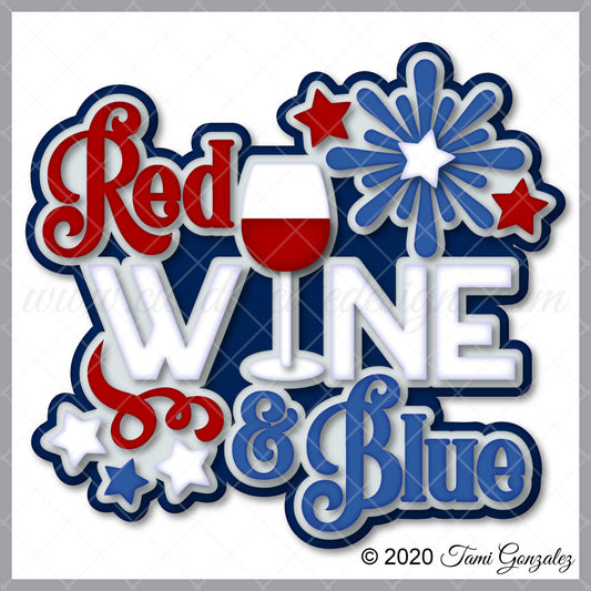 Red Wine & Blue Title