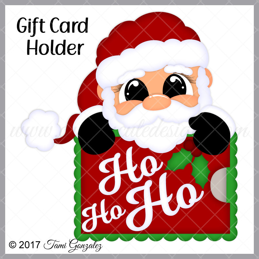 Santa Gift Card Holder