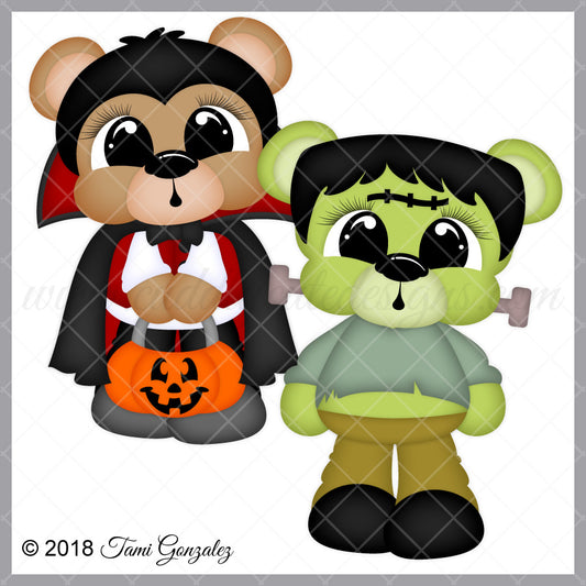 Scare Bears - Vampire & Frankenstein