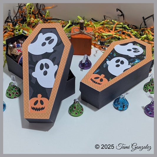 Scary Ghosts Coffin Box