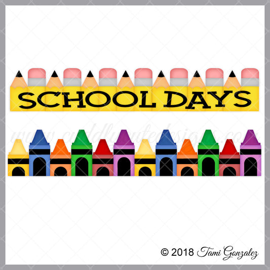 School Days Borders