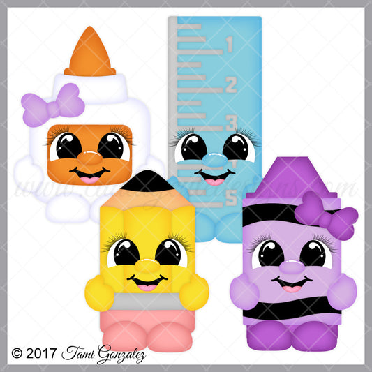 School Supplies Cuties
