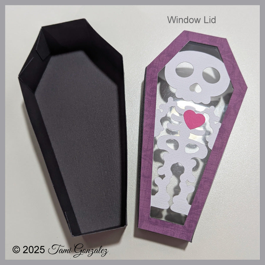 Skeleton Coffin Box