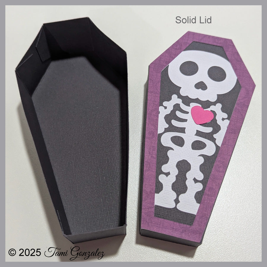 Skeleton Coffin Box
