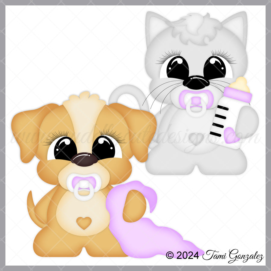 Snuggle Babies - Puppy & Kitty