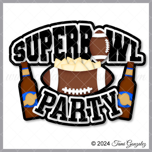 Super Bowl Party Title