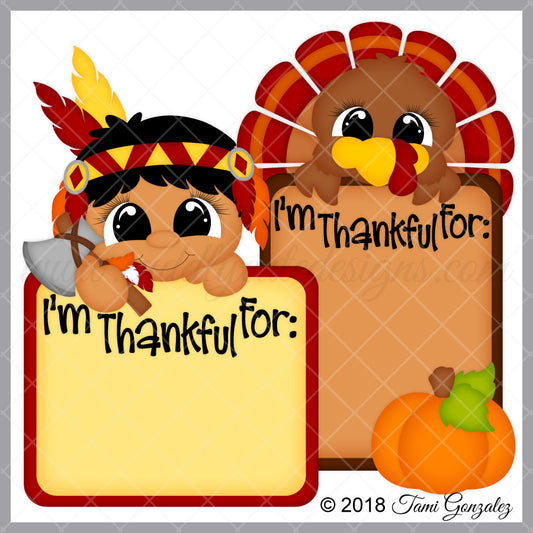 Thankful Indian & Turkey Blocks