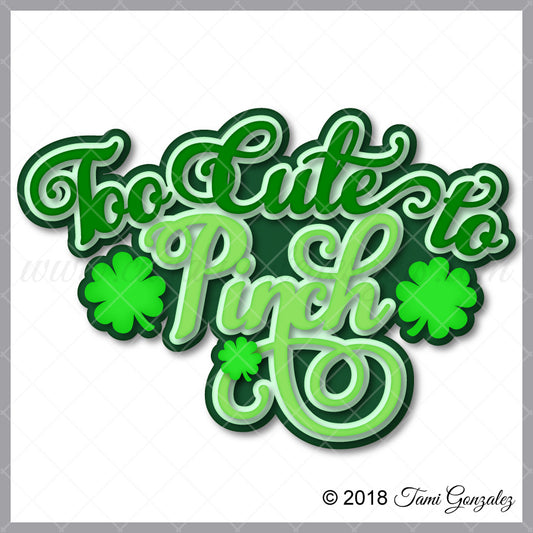 Too Cute to Pinch Title