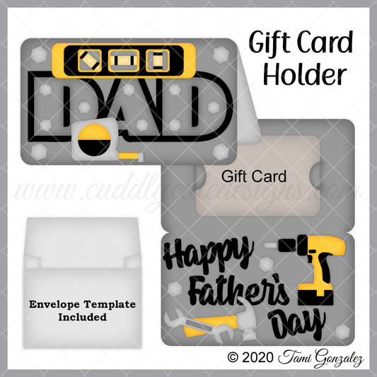 Tool Dad Gift Card Holder