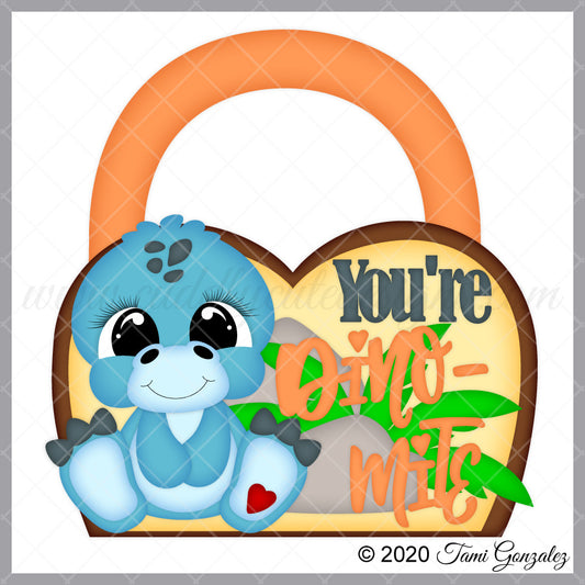 VDay Dinosaur Treat Bag