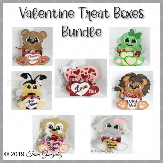 Valentine Treat Boxes Bundle