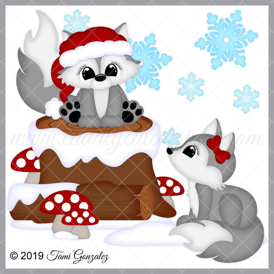 Winter Foxes