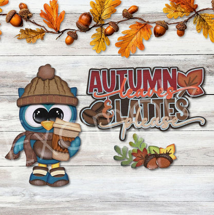 Autumn Latte Owl