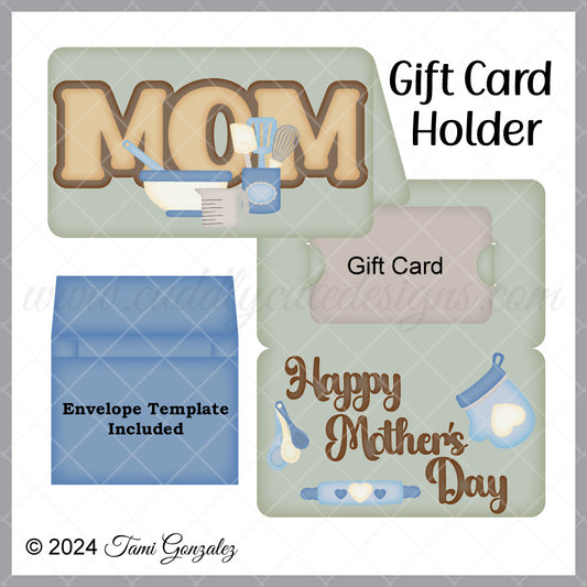 Baking Mom Gift Card Holder