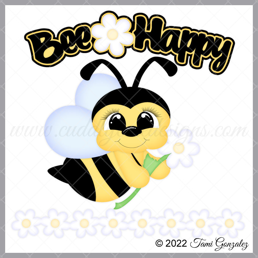 Bee Happy Shell Bee Happy β Cuddly Cute Designs