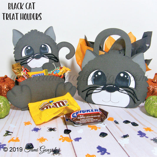 Black Cat Treat Holders