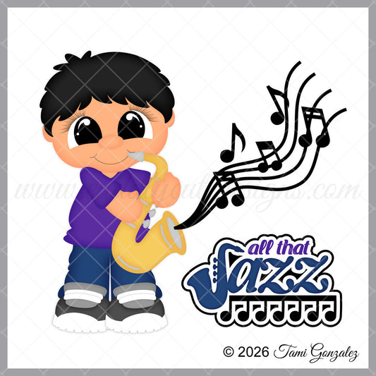 Boy with Saxophone