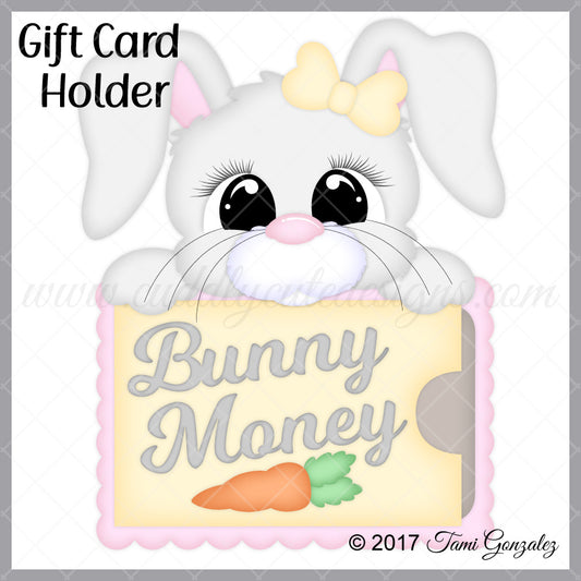 Bunny Money Gift Card Holder