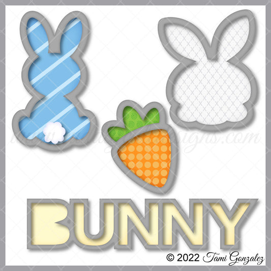 Bunny Outlined