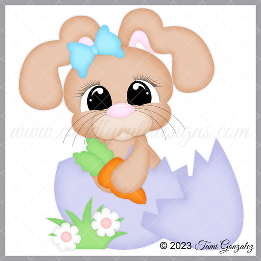 Bunny in Eggshell
