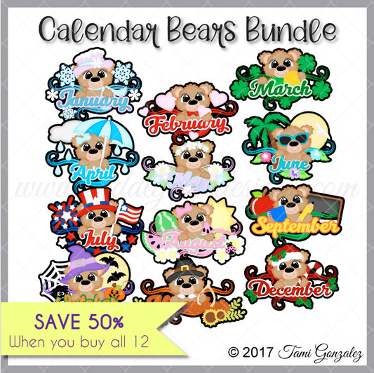 Calendar Bears Bundle