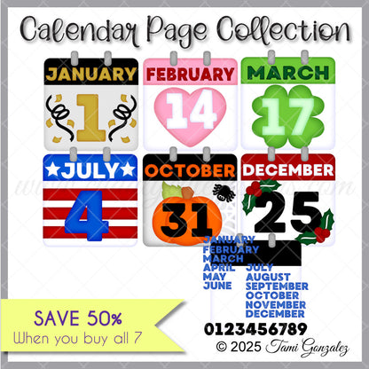 Calendar Page Collection
