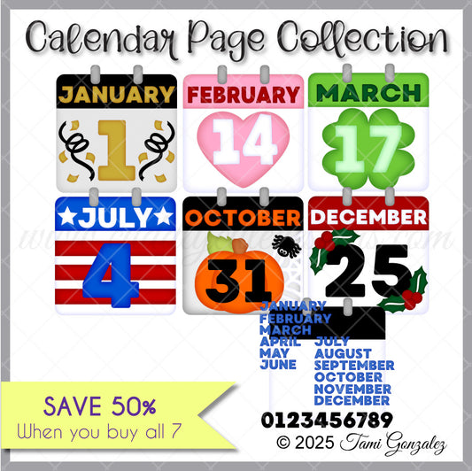 Calendar Page Collection