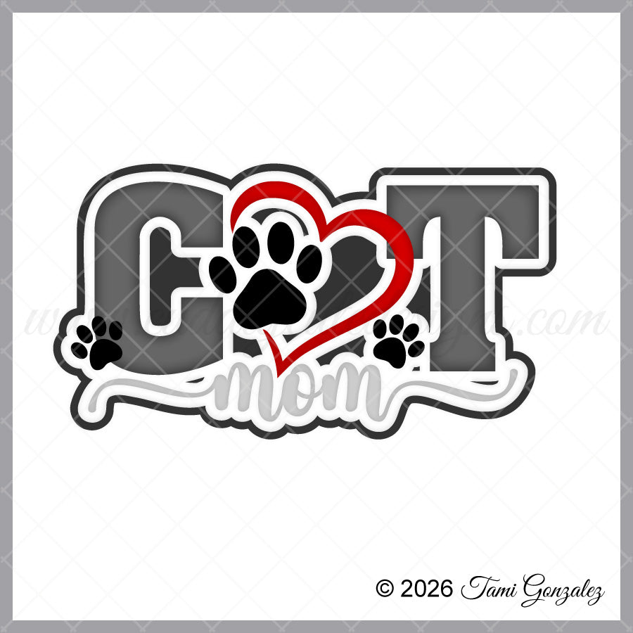 Cat Mom Title